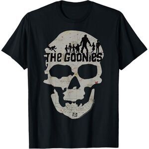 The Goonies Skull Island Unisex Black T-Shirt Size L